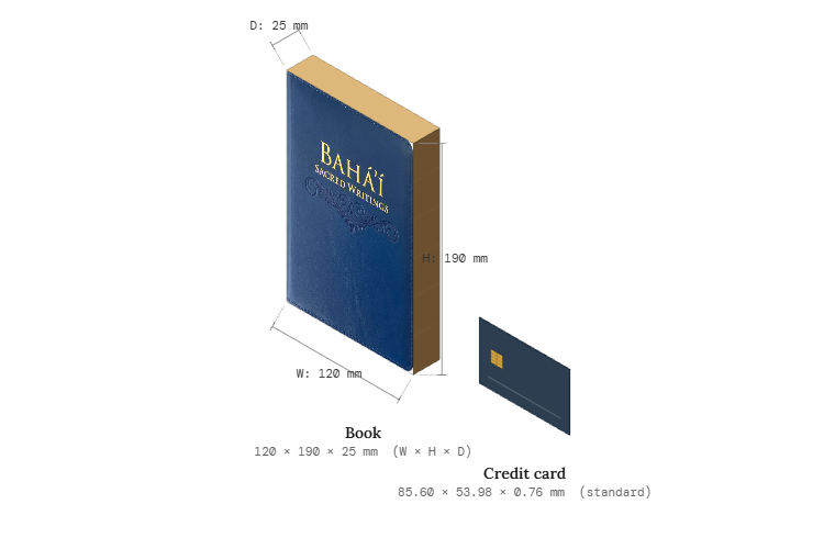 Bahá'í Sacred Writings (Leatherbound)