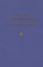 Days of Remembrance