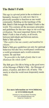 Bicentenary of the Birth of the Báb (Pack of 10 leaflets)