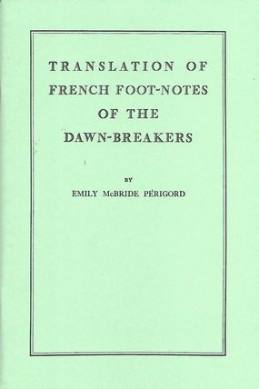 Translation of French Footnotes of The Dawn-Breakers
