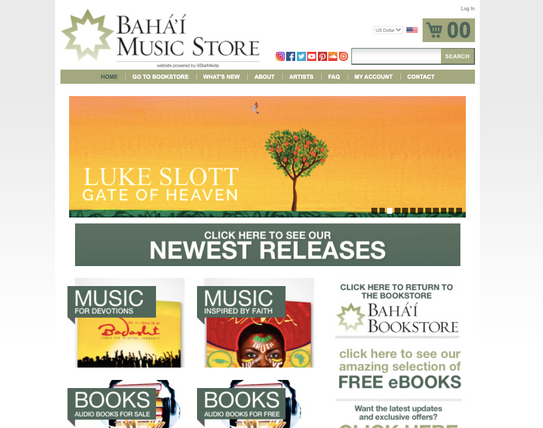 Bahá’í Music store
